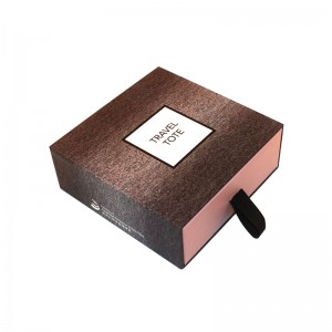 Kartongförpackningslådatyp med egen logotyp för parfym